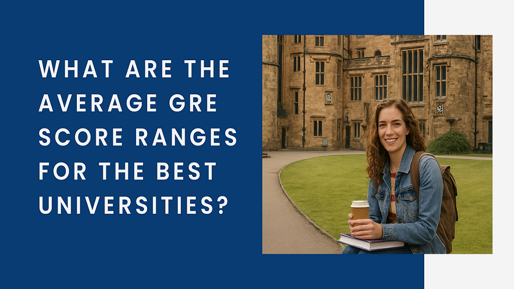 What are the average GRE score ranges for the best universities?