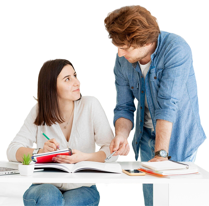 male tutor teaching courses from home 1